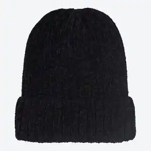 Damen-Strickmütze aus Chenille