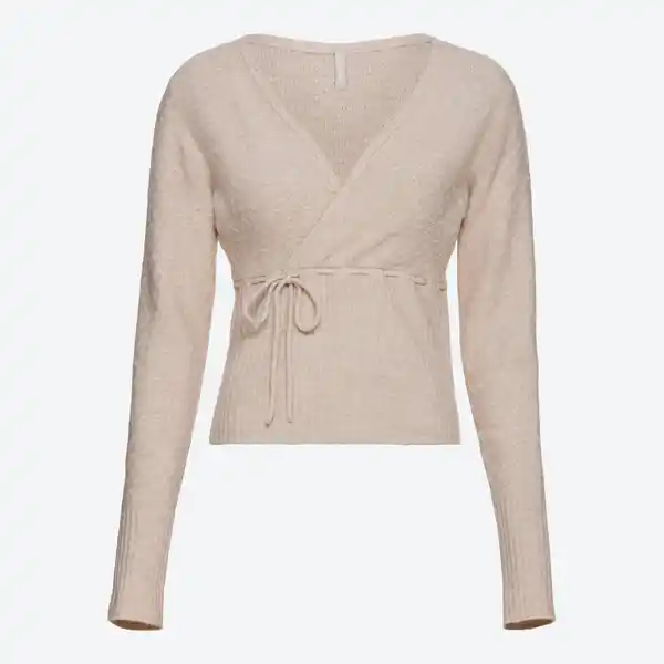 Bild 3 von Damen-Langarmshirt mit Waffelstruktur