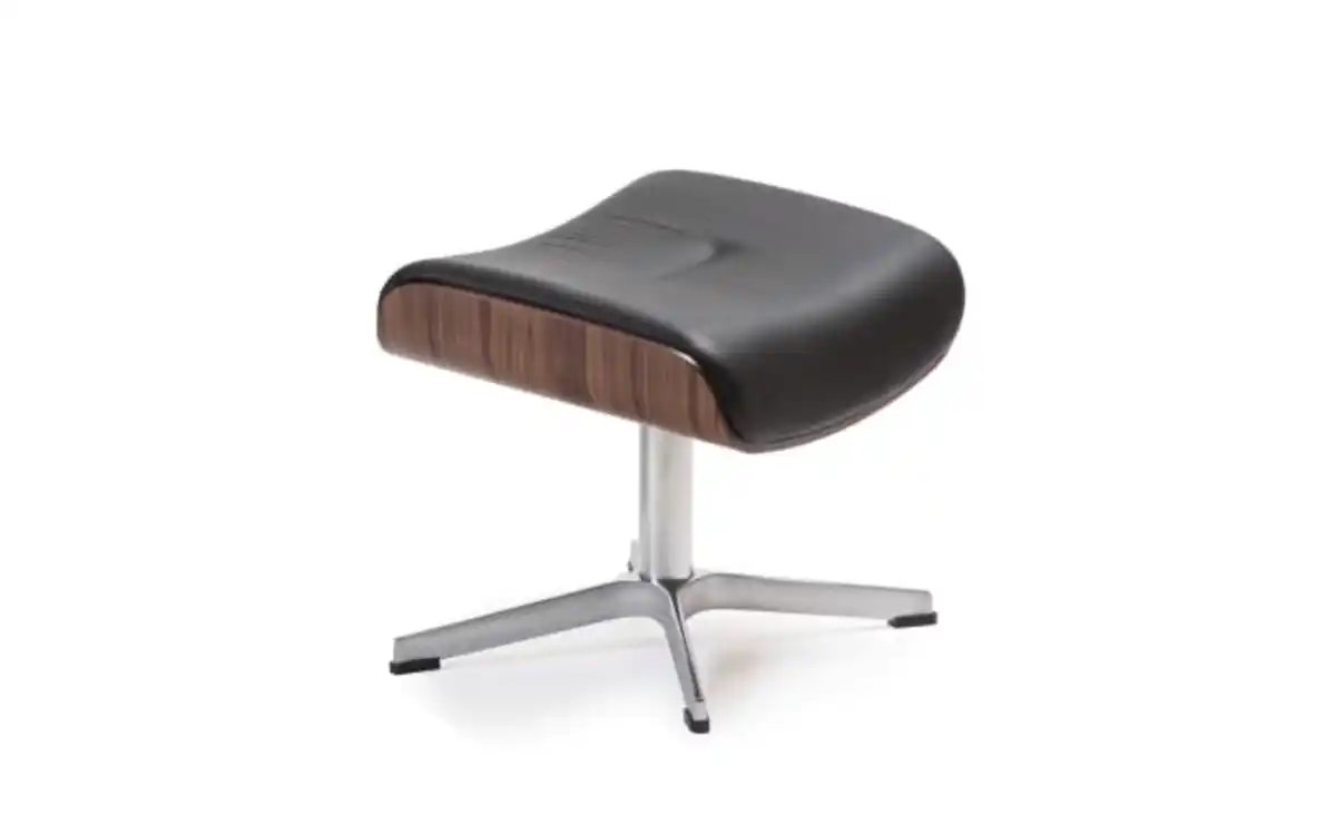 Bild 1 von Conform - Hocker Timeout, schwarz/Walnuss