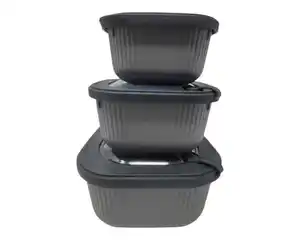 Mikrowellendose 3er Set, antra