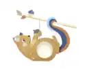 Bild 1 von Bastelset Laterne Eichhörnchen incl. LED