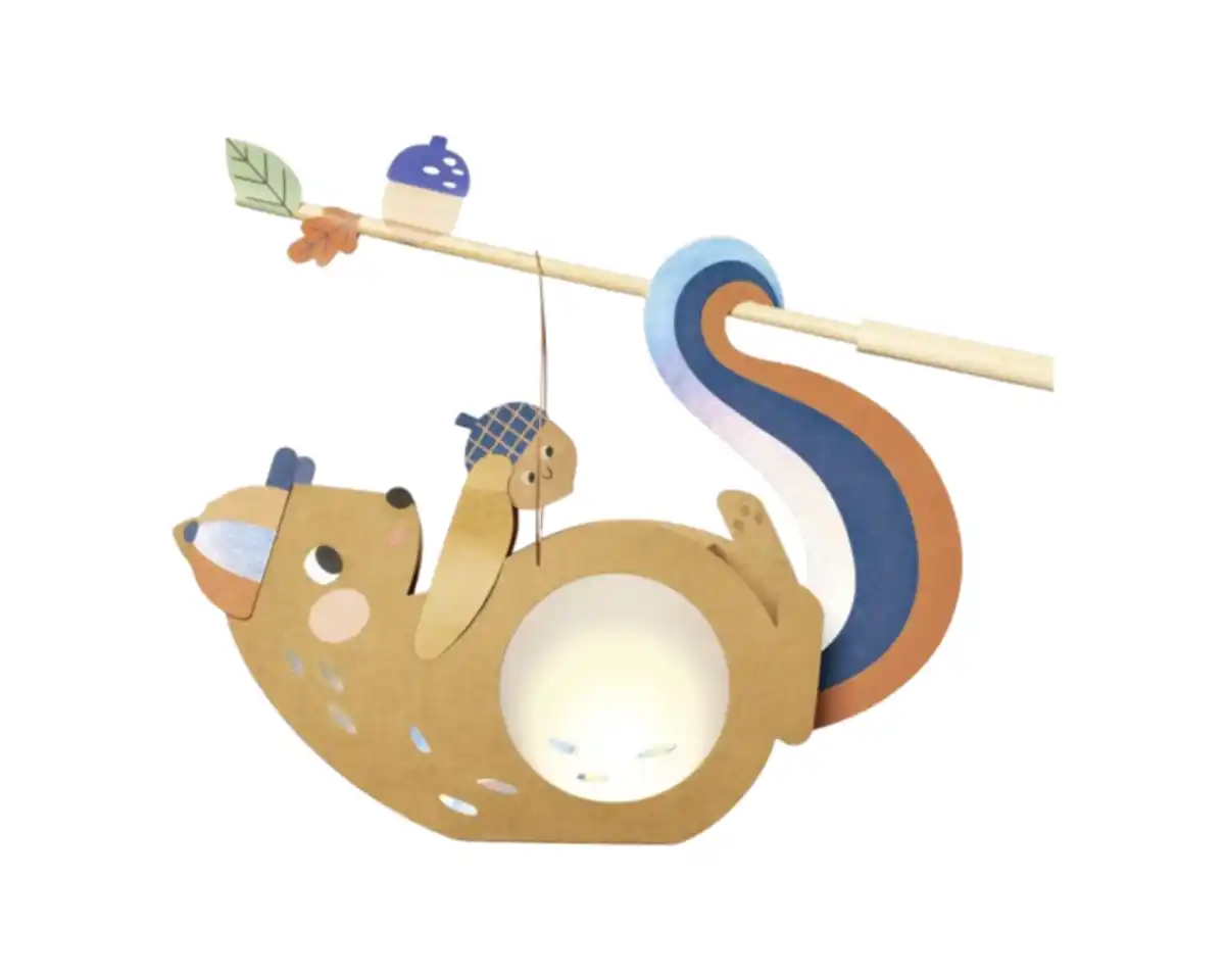 Bild 1 von Bastelset Laterne Eichhörnchen incl. LED