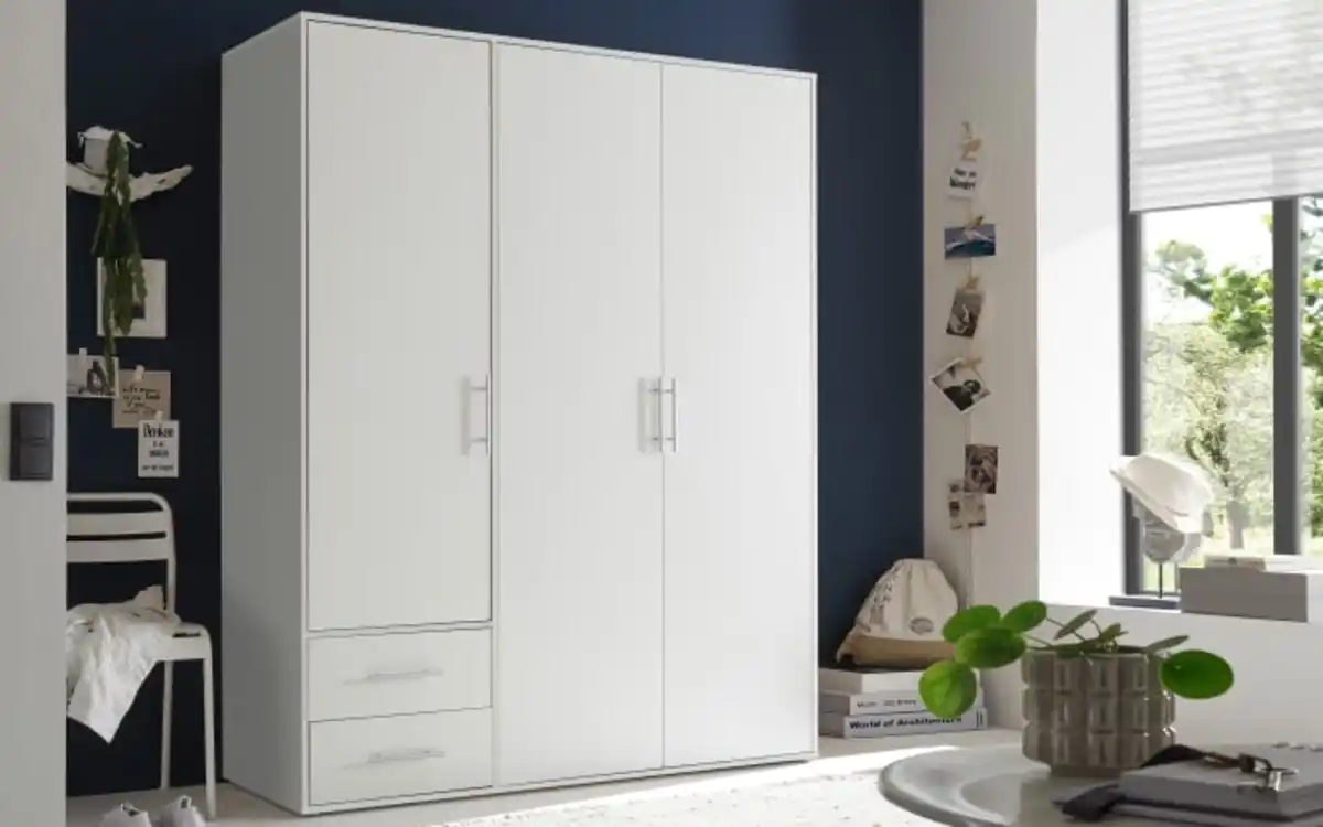 Bild 1 von Pol Power - Drehtürenschrank Valencia, weiß, 155 x 195 cm