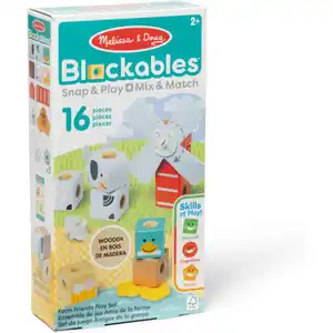MELISSA & DOUG - Blockables - Bauernhoffreunde