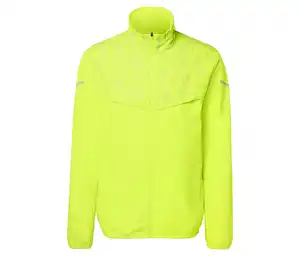 Windprotection-Laufjacke, neongelb