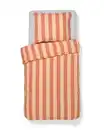 Bild 1 von Bettbezug 140 x 200/220 cm weiche Baumwolle gestreift Pfirsich