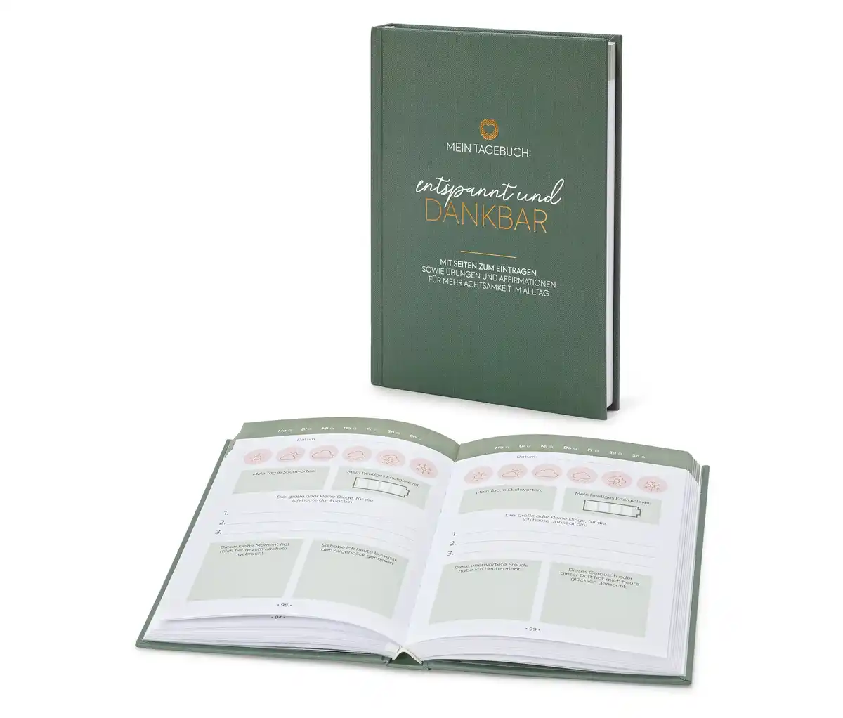 Bild 1 von Buch »Mein Tagebuch: entspannt und dankbar«