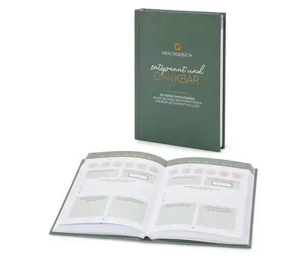 Bild 1 von Buch »Mein Tagebuch: entspannt und dankbar«
