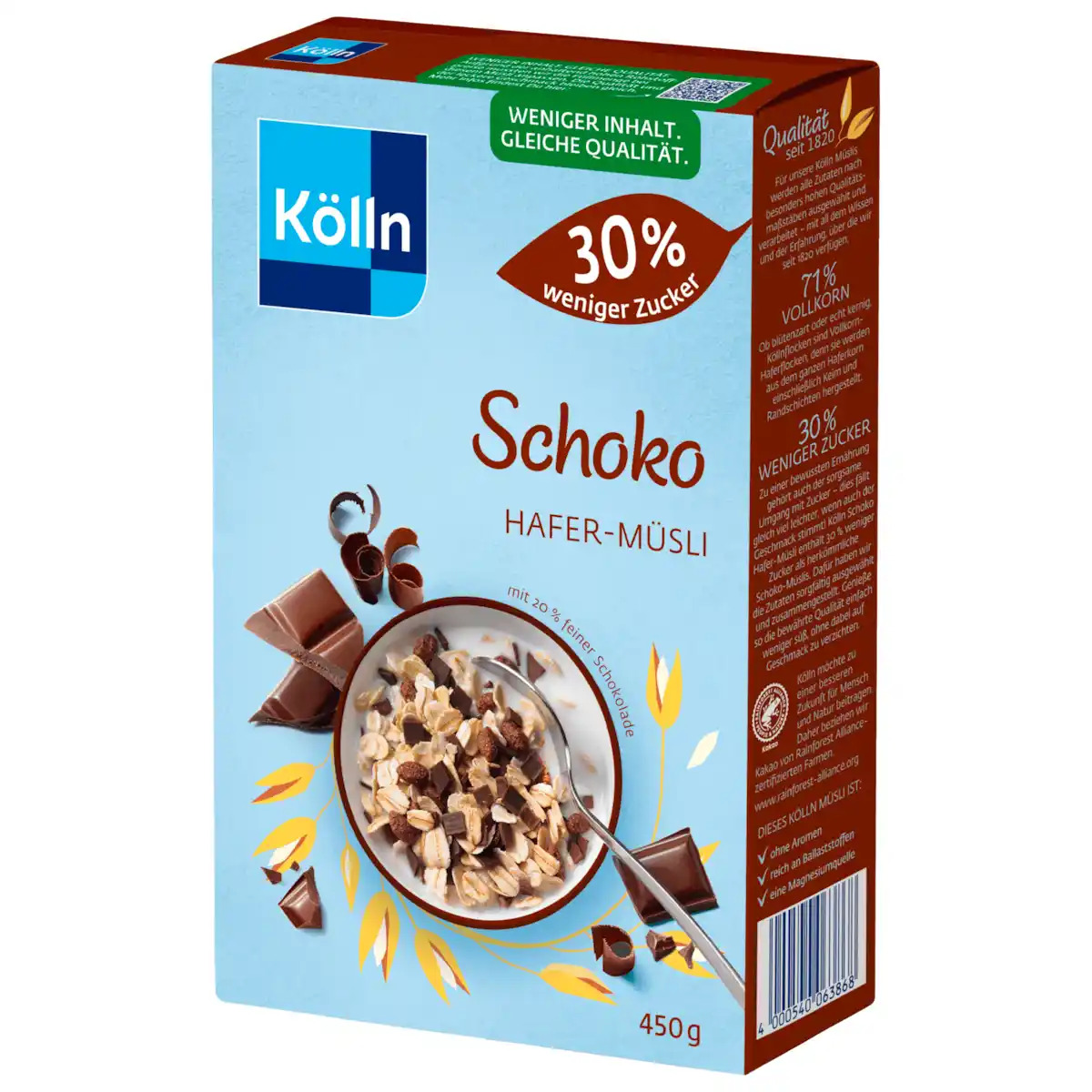 Bild 1 von Kölln Schoko Hafer-Müsli 450g