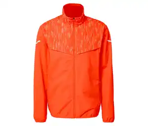 Windprotection-Laufjacke, neonorange