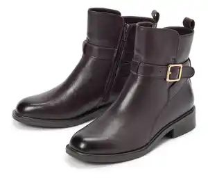 Leder-Stiefeletten