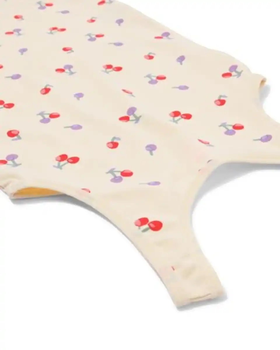 Bild 3 von Kinder-Unterhemden aus Baumwollstretch, Kirschen – 2 Stück blau