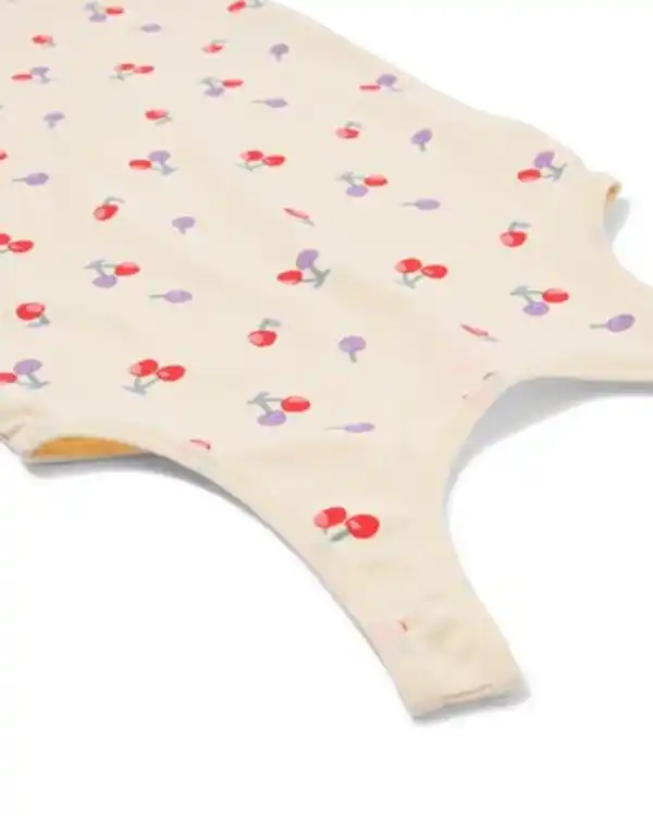 Bild 3 von Kinder-Unterhemden aus Baumwollstretch, Kirschen – 2 Stück blau