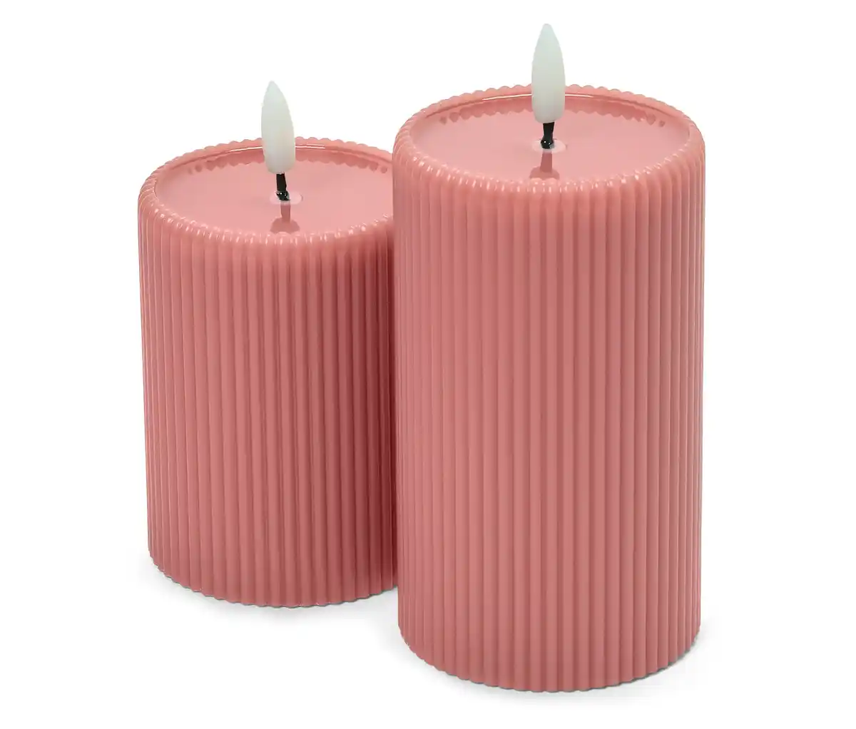 Bild 1 von 2 LED-Echtwachskerzen mit Echtwachsspiegel