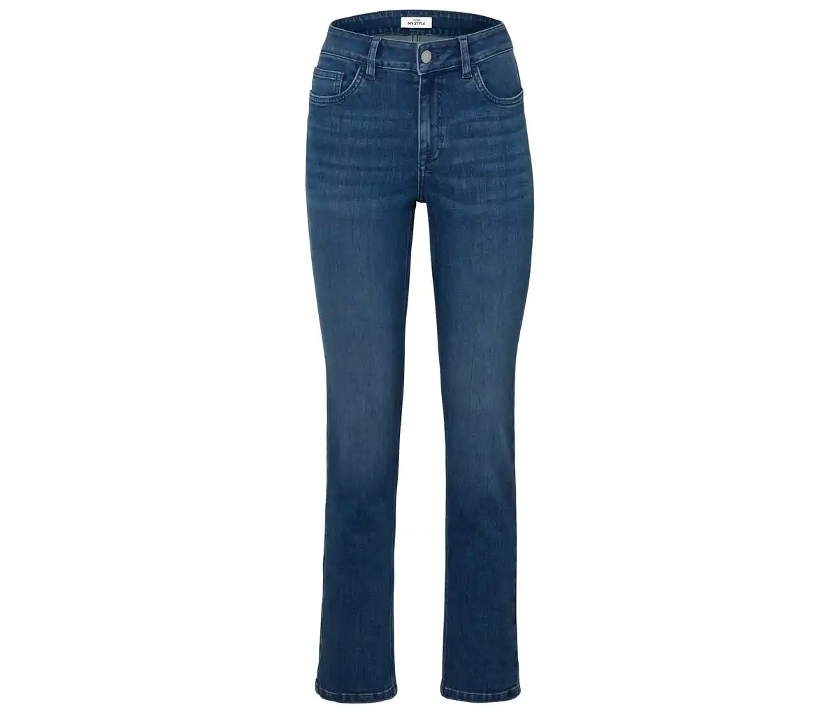 Bild 1 von Straight Jeans – Fit »Kira«, mid blue