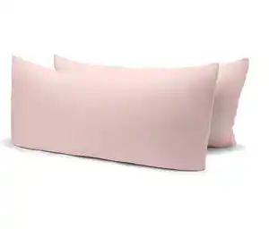 2 Jersey-Kopfkissenbezüge, rosa