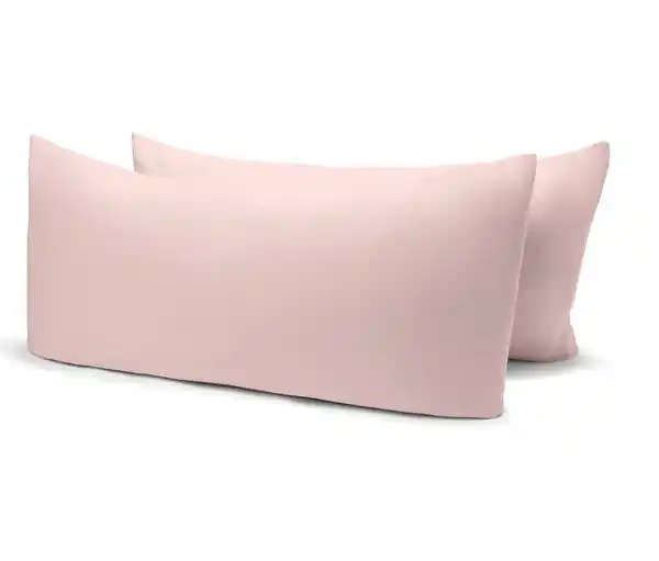 Bild 1 von 2 Jersey-Kopfkissenbezüge, rosa