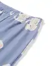 Bild 4 von Kinderpyjama mit Puppenpyjama Hunde blau