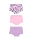 Bild 4 von Kinder-Boxershorts aus Baumwollstretch, Blumen – 3 Stück rosa