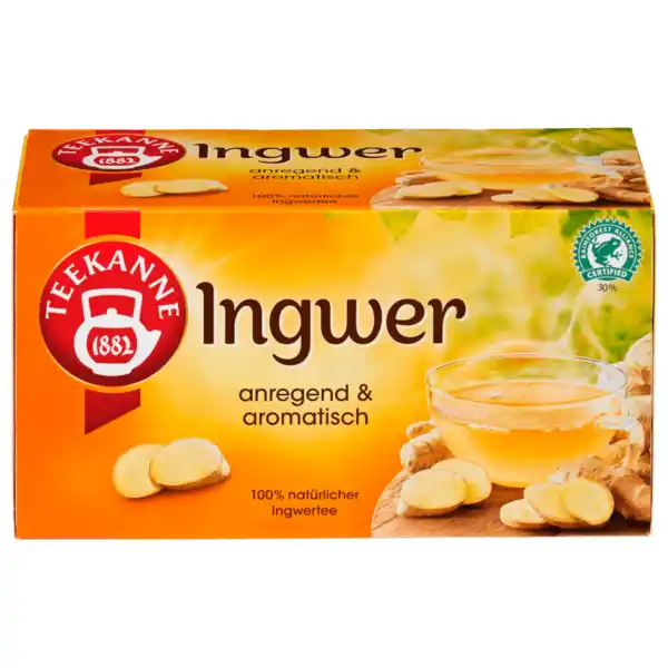Bild 1 von Teekanne Ingwer Tee 36g 18 Beutel
