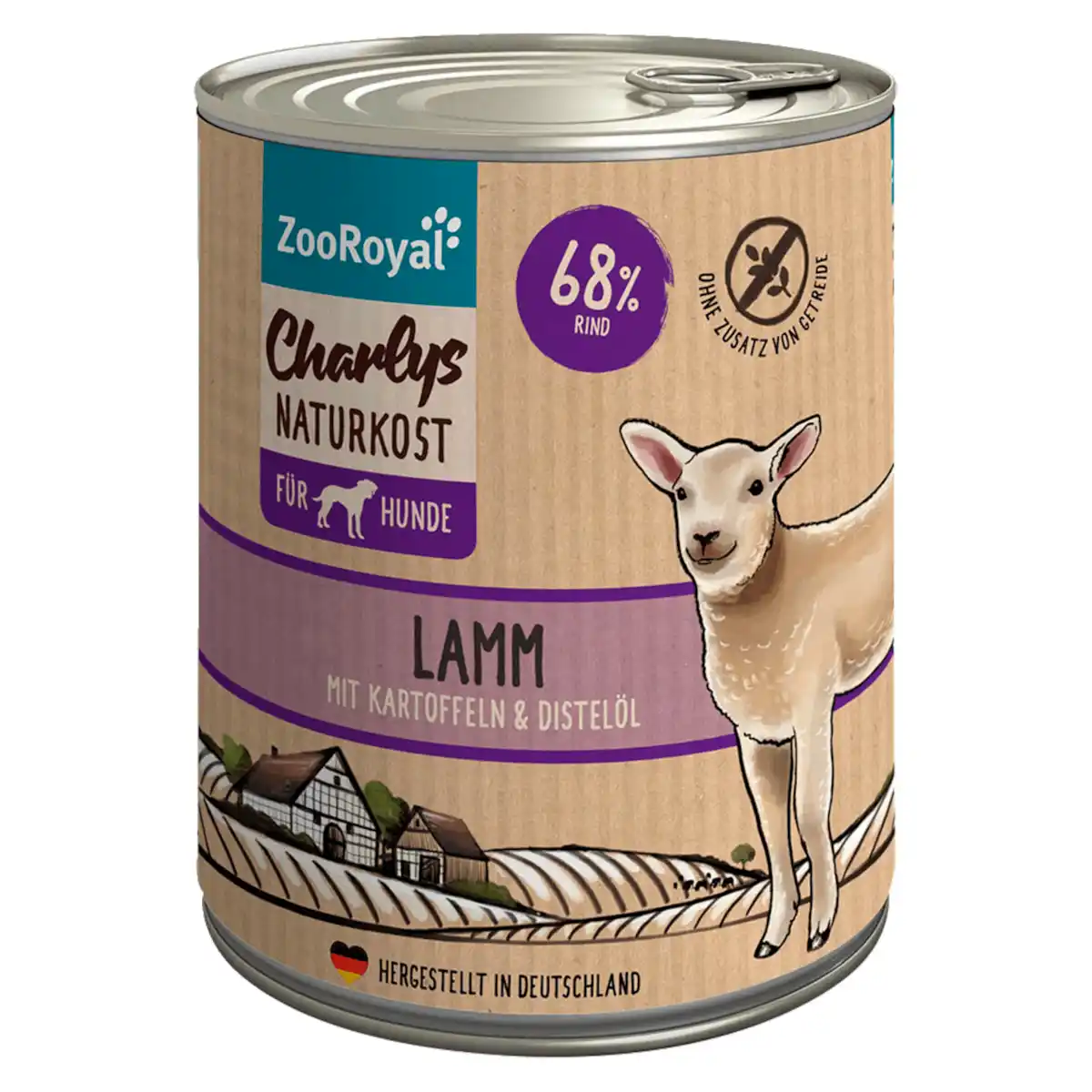 Bild 1 von ZooRoyal Charlys Lamm & Kartoffel 800g