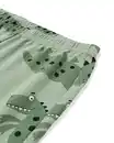 Bild 3 von Kinder-Pyjama mit Puppen-Pyjama Dino dunkelgrün