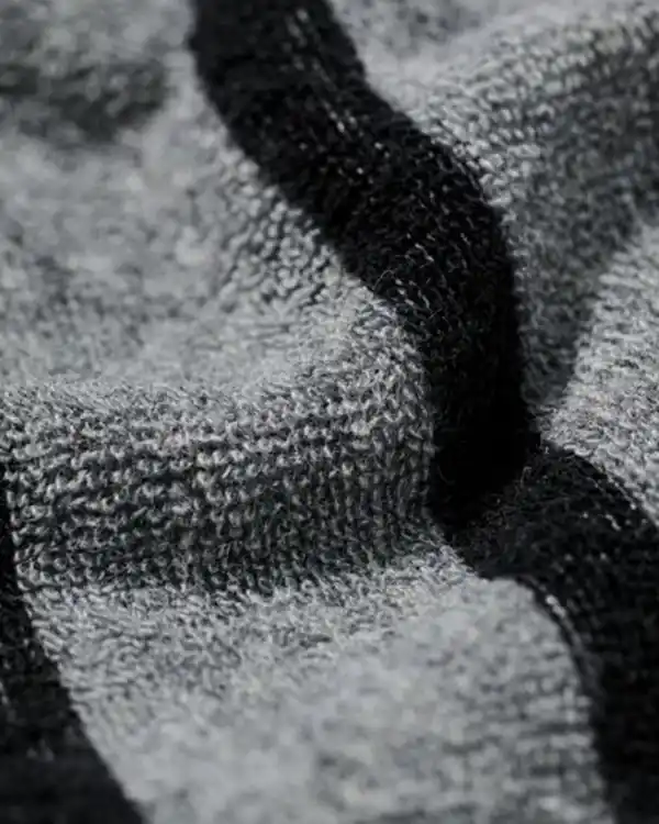 Bild 3 von Herrenpyjama Terry, gestreift schwarz