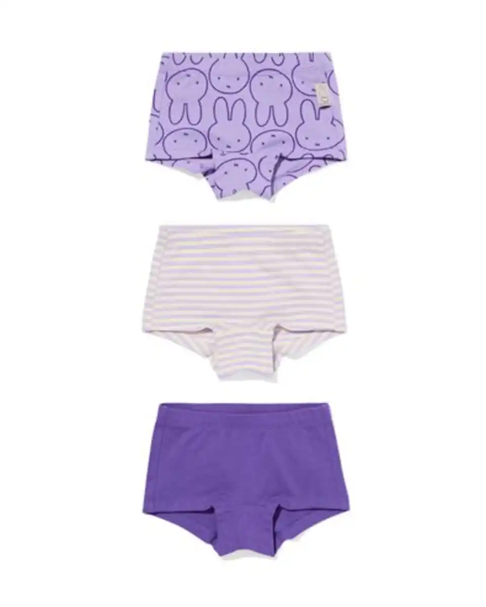 Bild 1 von Miffy Kinder-Boxershorts – 3 Stück violett