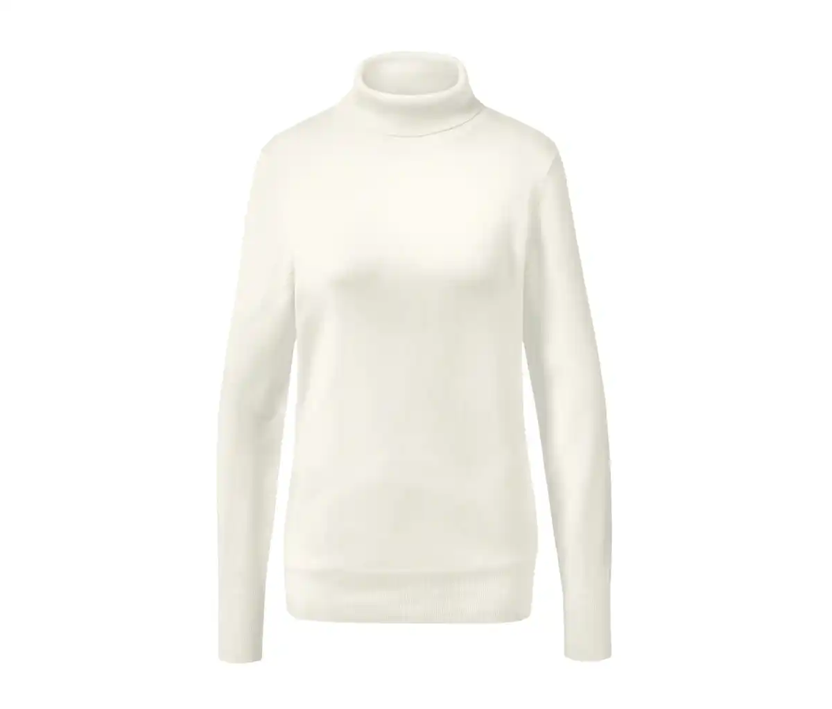 Bild 1 von Feinstrick-Rollkragenpullover, cremeweiß