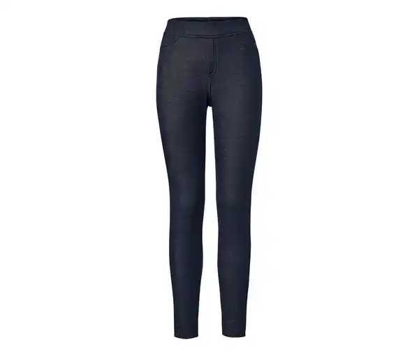 Bild 1 von Gefütterte Leggings in Jeansoptik