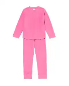Kinderpyjama Frottee rosa