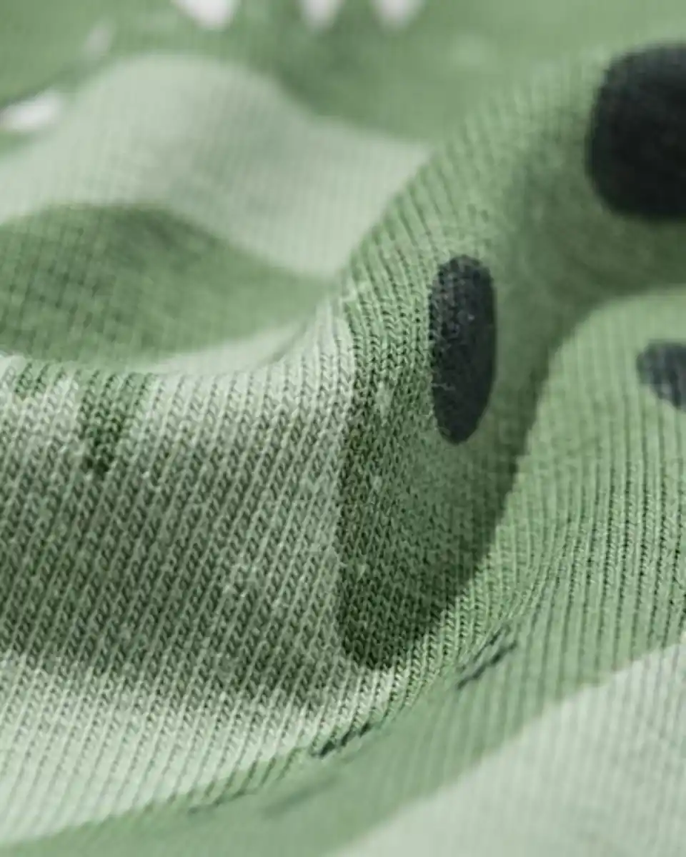 Bild 4 von Kinder-Pyjama mit Puppen-Pyjama Dino dunkelgrün