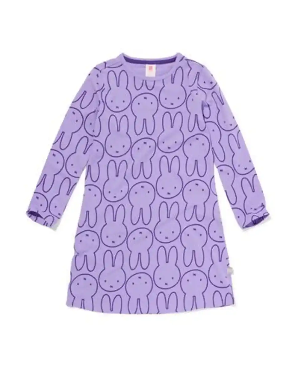 Bild 1 von Miffy-Kindernachthemd violett