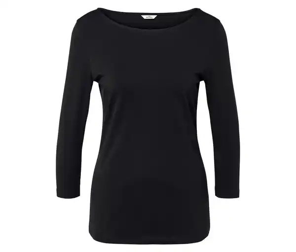 Bild 1 von Shirt mit 3/4-Arm, schwarz