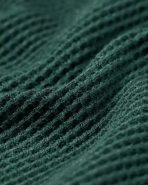 Bild 3 von Herrenpyjama aus Waffelflanell grün