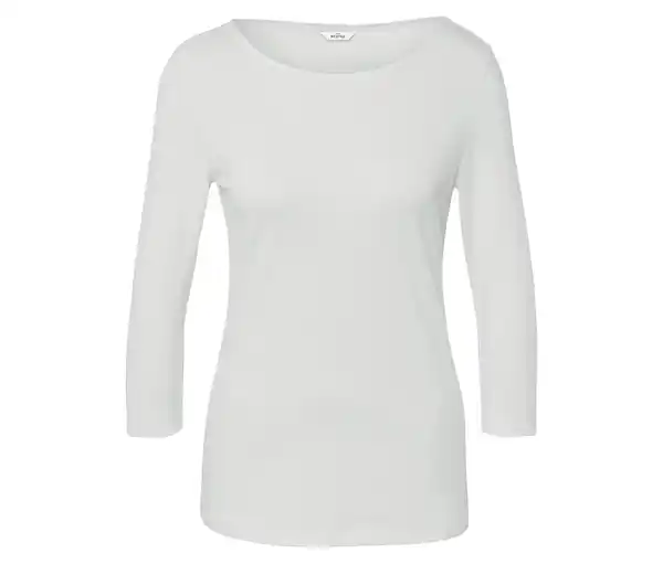 Bild 1 von Shirt mit 3/4-Arm, weiß