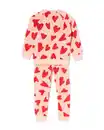 Bild 3 von Kinderpyjama, Fleece, Herzen rosa