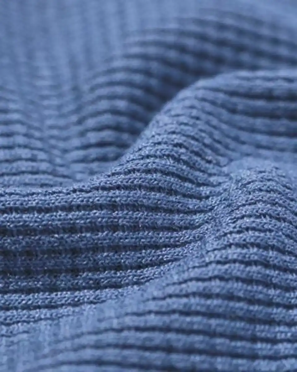 Bild 3 von Damenpyjama, Waffelstruktur mittelblau