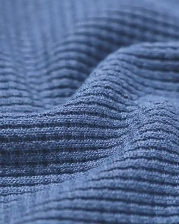 Bild 3 von Damenpyjama, Waffelstruktur mittelblau