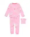 Bild 1 von Kinderpyjama mit Puppenpyjama Hunde rosa