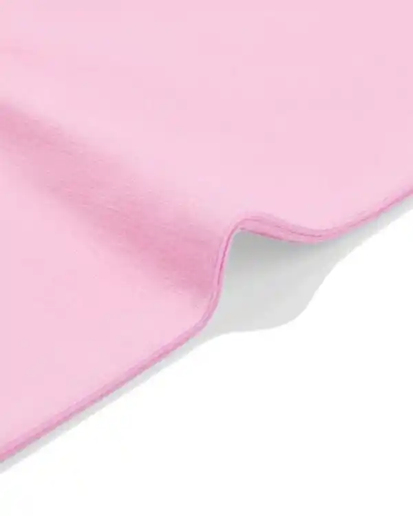 Bild 2 von Kinder-Unterhemden aus Baumwollstretch, Blumen – 2 Stück rosa