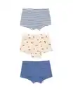 Bild 4 von Kinder-Boxershorts aus Baumwollstretch, Kirsche – 3 Stück blau