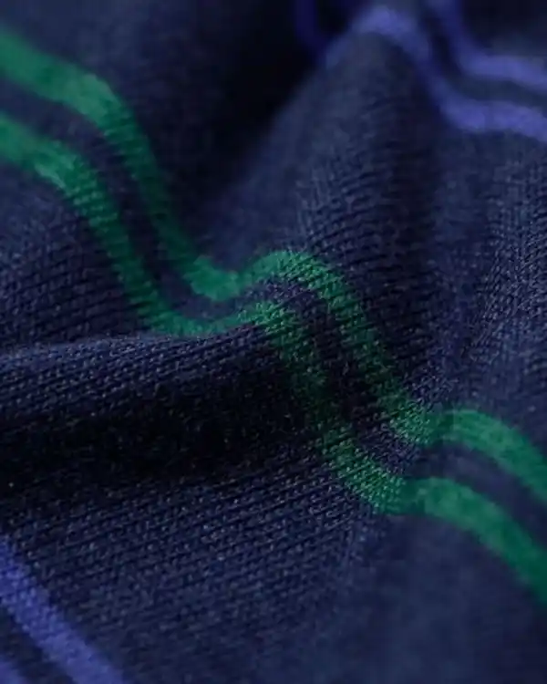 Bild 2 von Herrenpyjama, gestreift dunkelblau