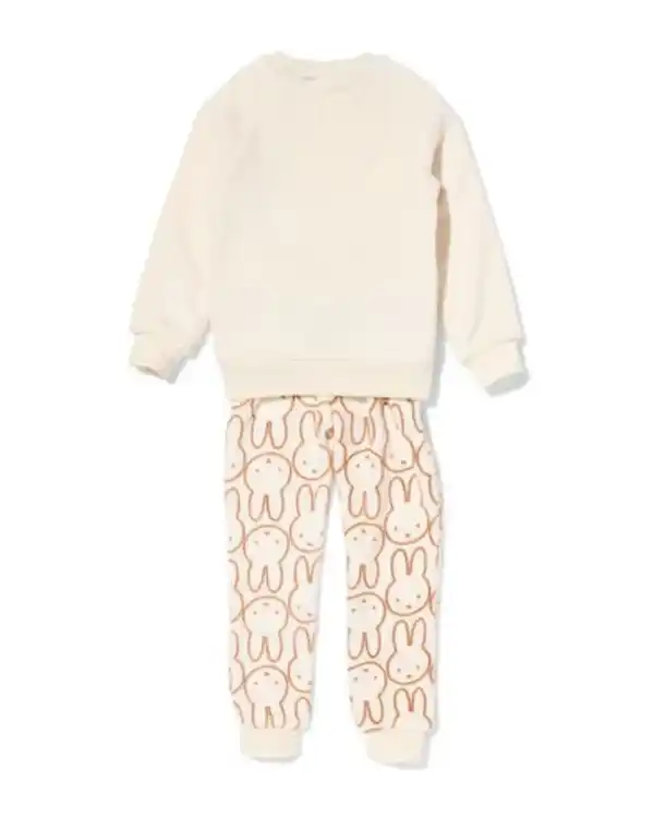 Bild 4 von Miffy Kinderpyjama Fleece eierschalenfarben
