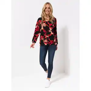 KIM & CO. Shirt, 1/1-Arm Brazil Knit Jersey Bündchen figurumspielend