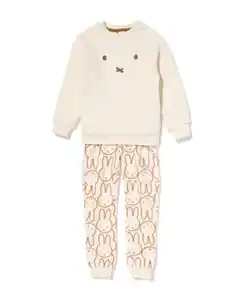 Miffy Kinderpyjama Fleece eierschalenfarben