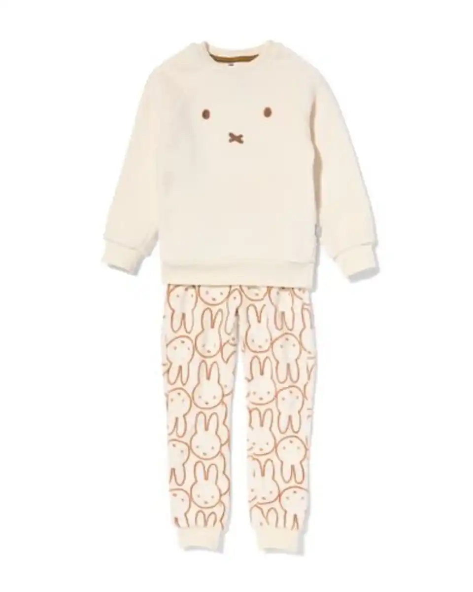 Bild 1 von Miffy Kinderpyjama Fleece eierschalenfarben