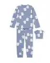 Bild 2 von Kinderpyjama mit Puppenpyjama Hunde blau