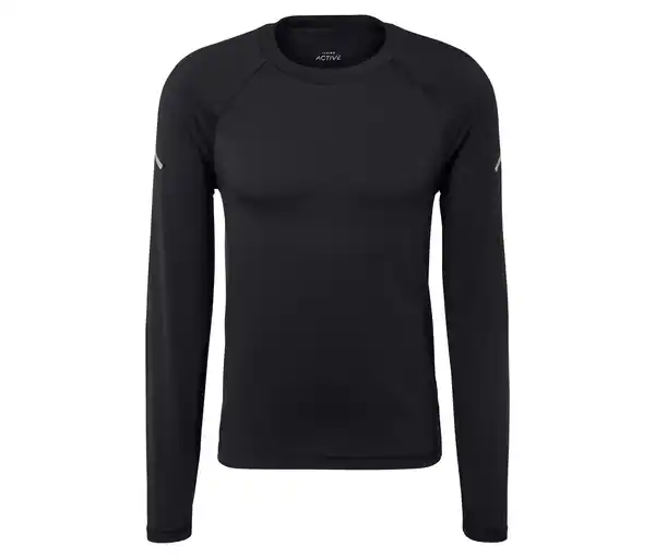 Bild 1 von Langarm-Funktionsshirt, schwarz