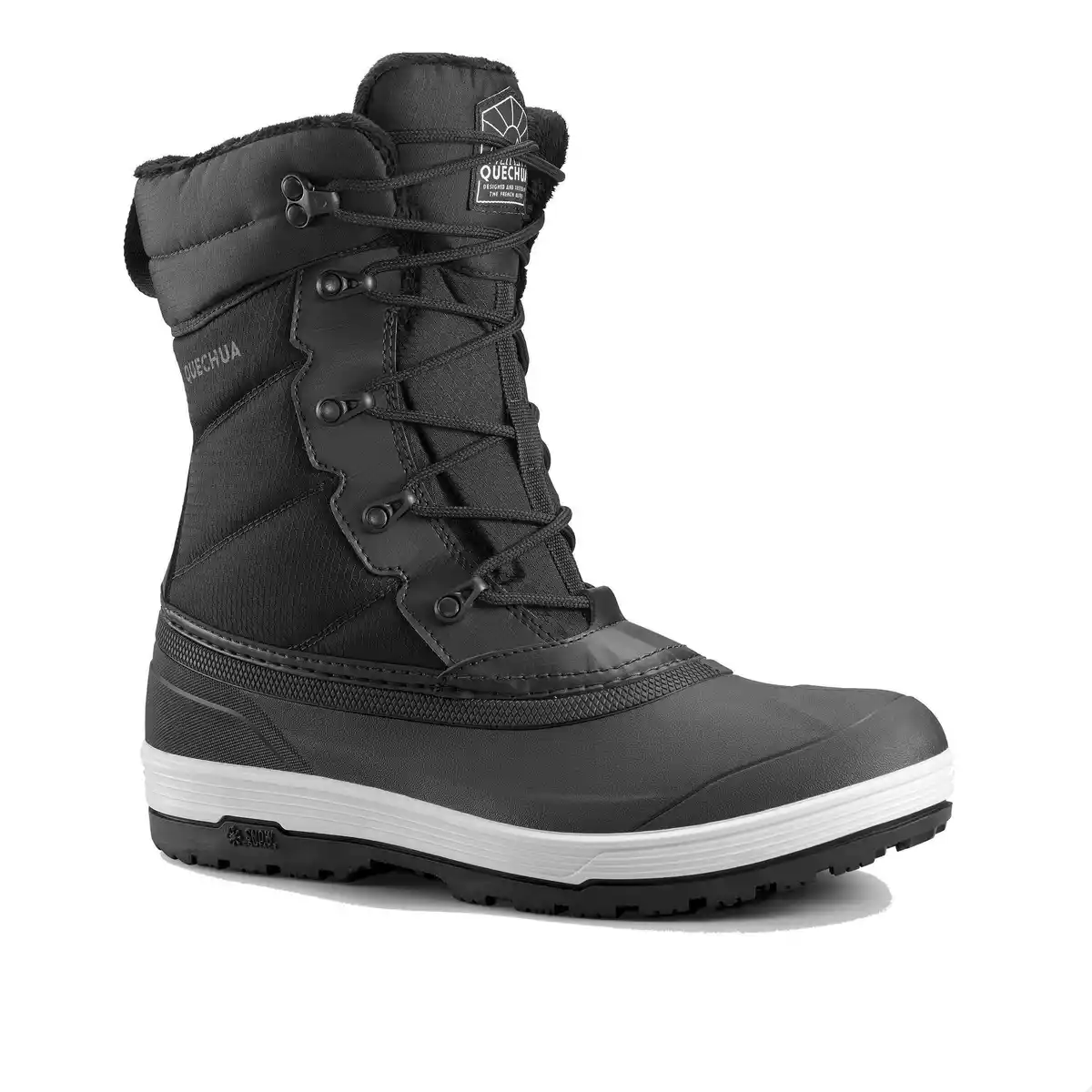 Bild 1 von QUECHUA Winterstiefel Herren hoch warm wasserdicht Winterwandern - NH500 schwarz